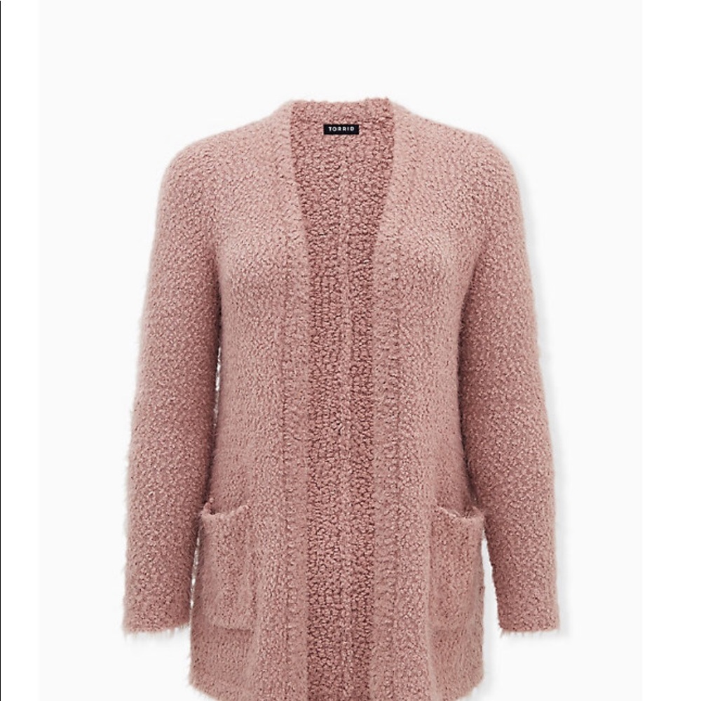 Torrid women’s size 2 NEW light pink cardigan